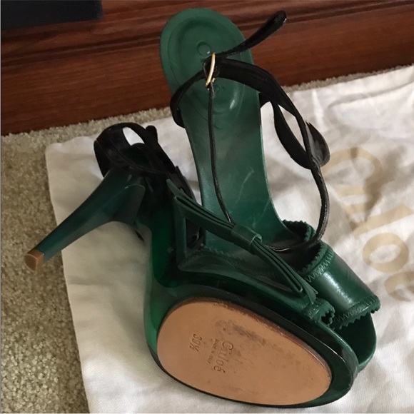 Amazing Authentic CHLOE Ankle Bow Stiletto Heels - Picture 2 of 8